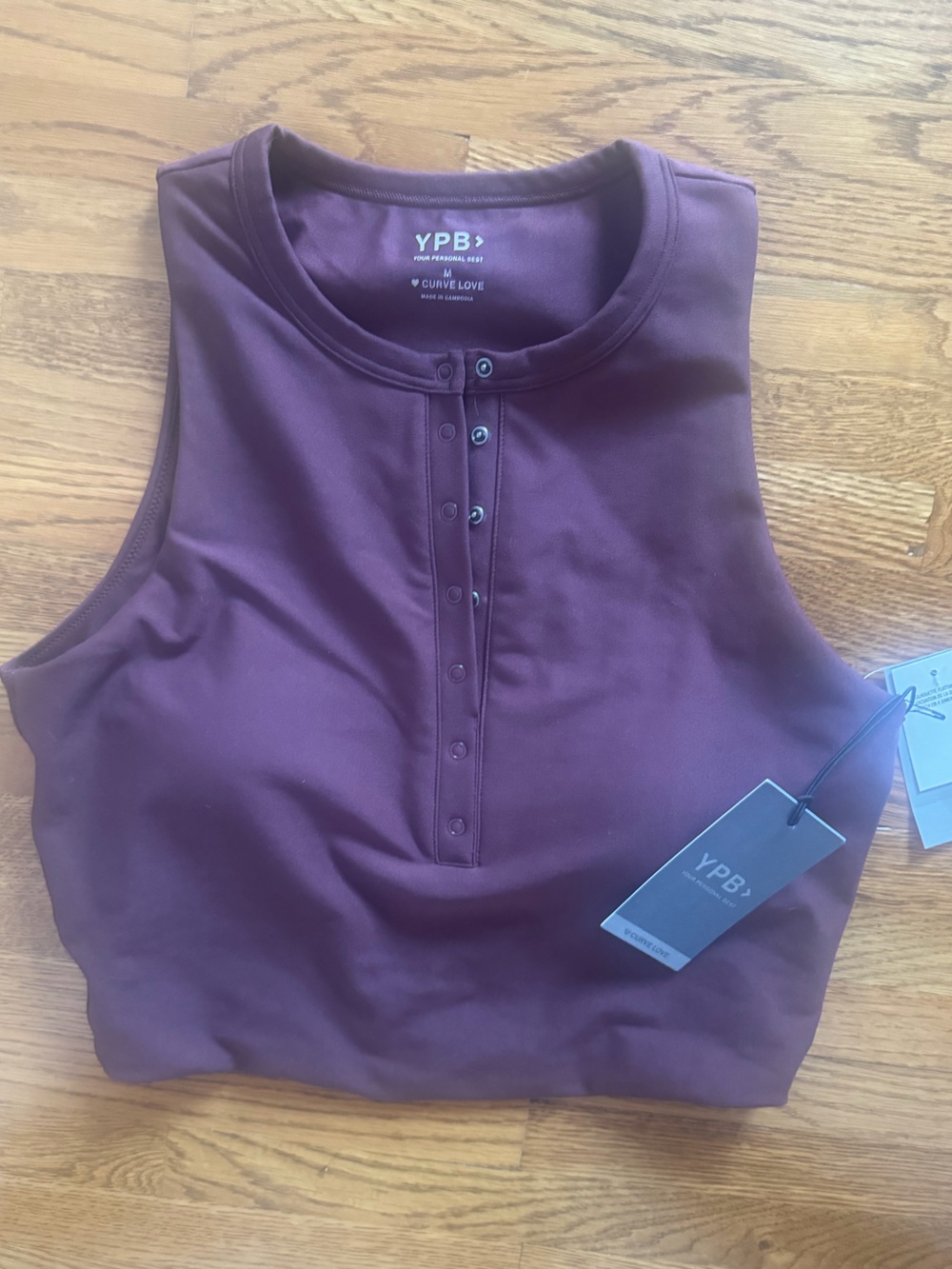 YPB Henley Tank Top